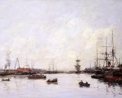 尤金 布丹 : Le Havre, Basin de L'Eure